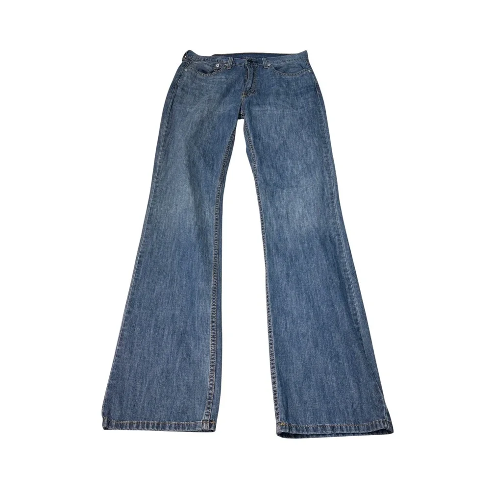 Levi 527 Slim Bootcut Jeans Mens W32 L36 Medium Wash Blue Denim 05527-0175